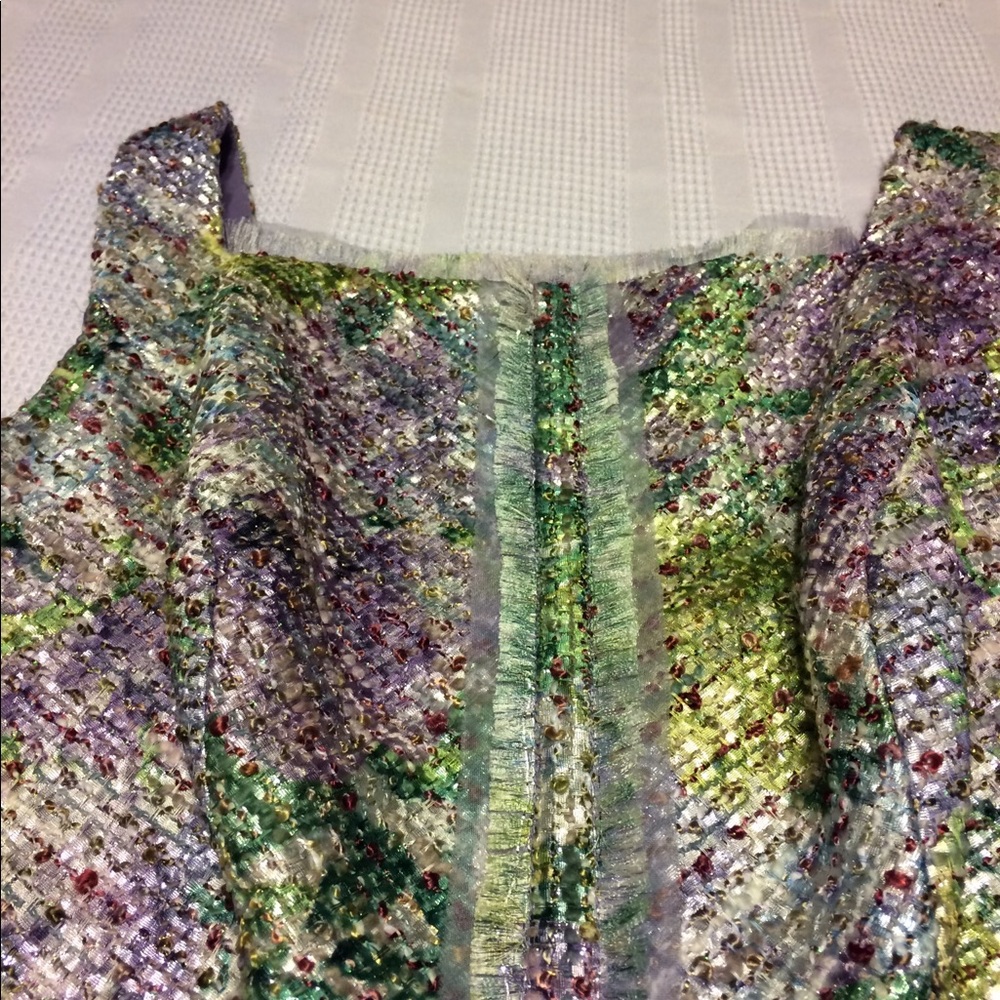 THEIA knee length Cocktail dress.  size - 2 - Picture 3 of 8